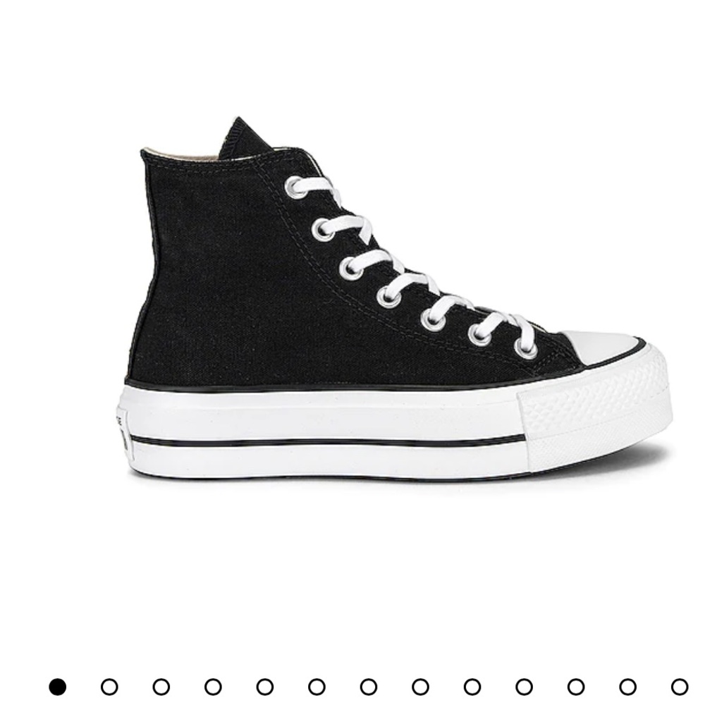 Chuck Taylor All Star Lift Hi Sneaker in Black & White
Converse